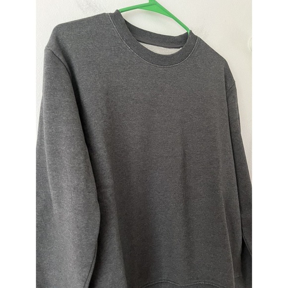 NWT Everlane The Track Crewneck Dark Heather Gray Sweatshirt Men’s Size Small - Picture 3 of 6